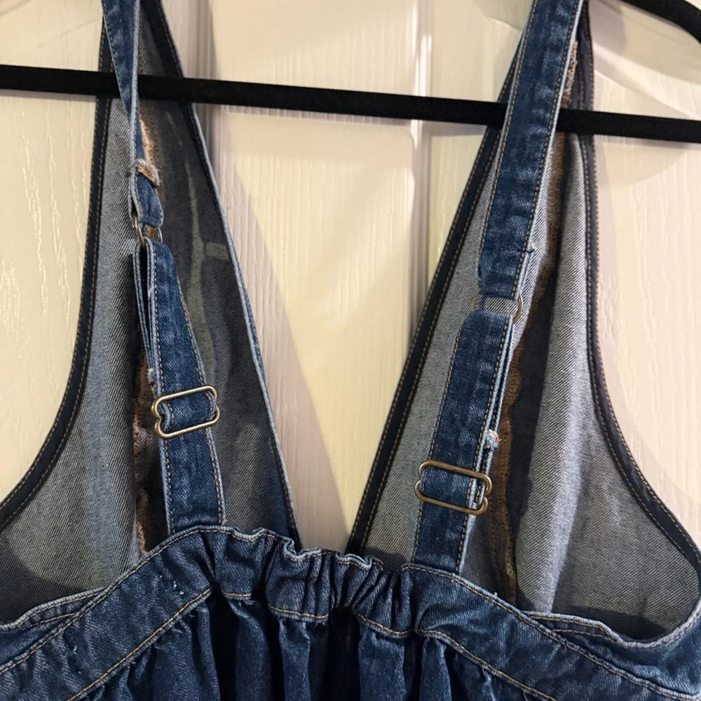 Urban Outfitters Blue Backless Dress - Picture 4 of 5